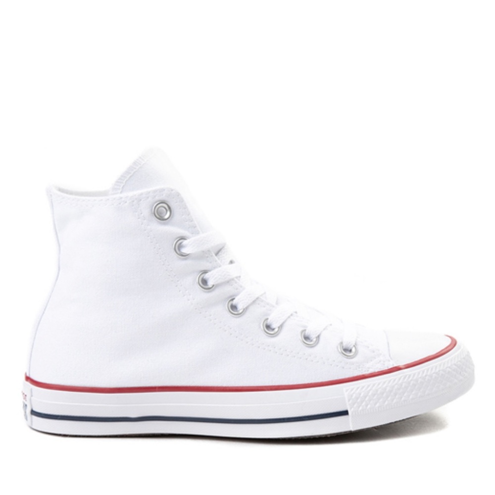 White Converse High Tops - Picture 1 of 2